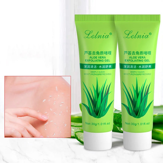 Gesichtspeeling-Gel, sanftes Peeling ohne Scheuern für Gesicht und Körper, Peeling und Reinigung abgestorbener Hautzellen, für strahlende Haut, 30 ml